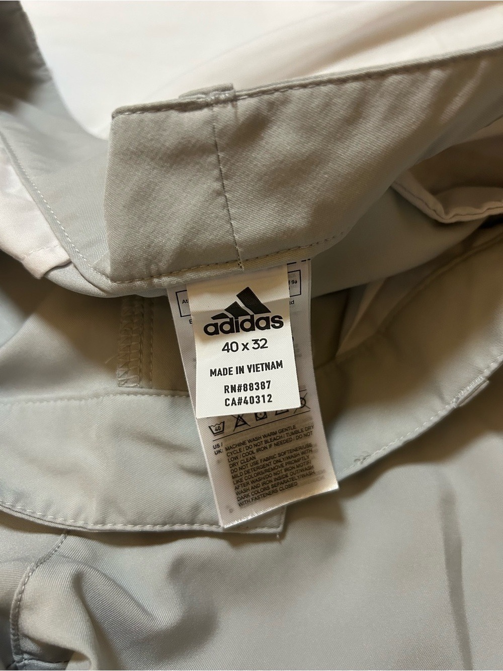 Adidas Golf Pants RN#88387 Mens Gray Size 40 X 32 - Picture 4 of 13